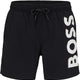 Hugo Boss Costume da bagno da uomo Octopus Pantaloncini da bagno neri