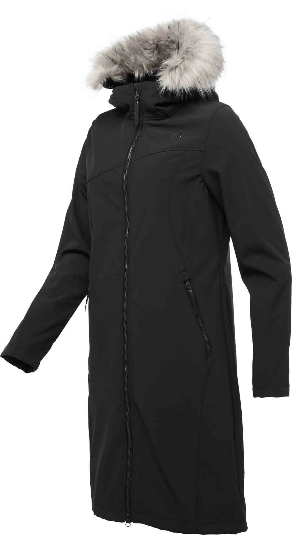Kvinders Softshell Frakke Loap Lustra Sort