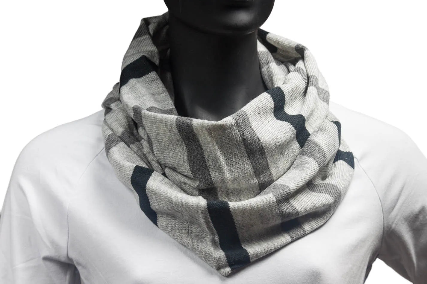 Tunelový nákrčník (šál) loap zavia sivá