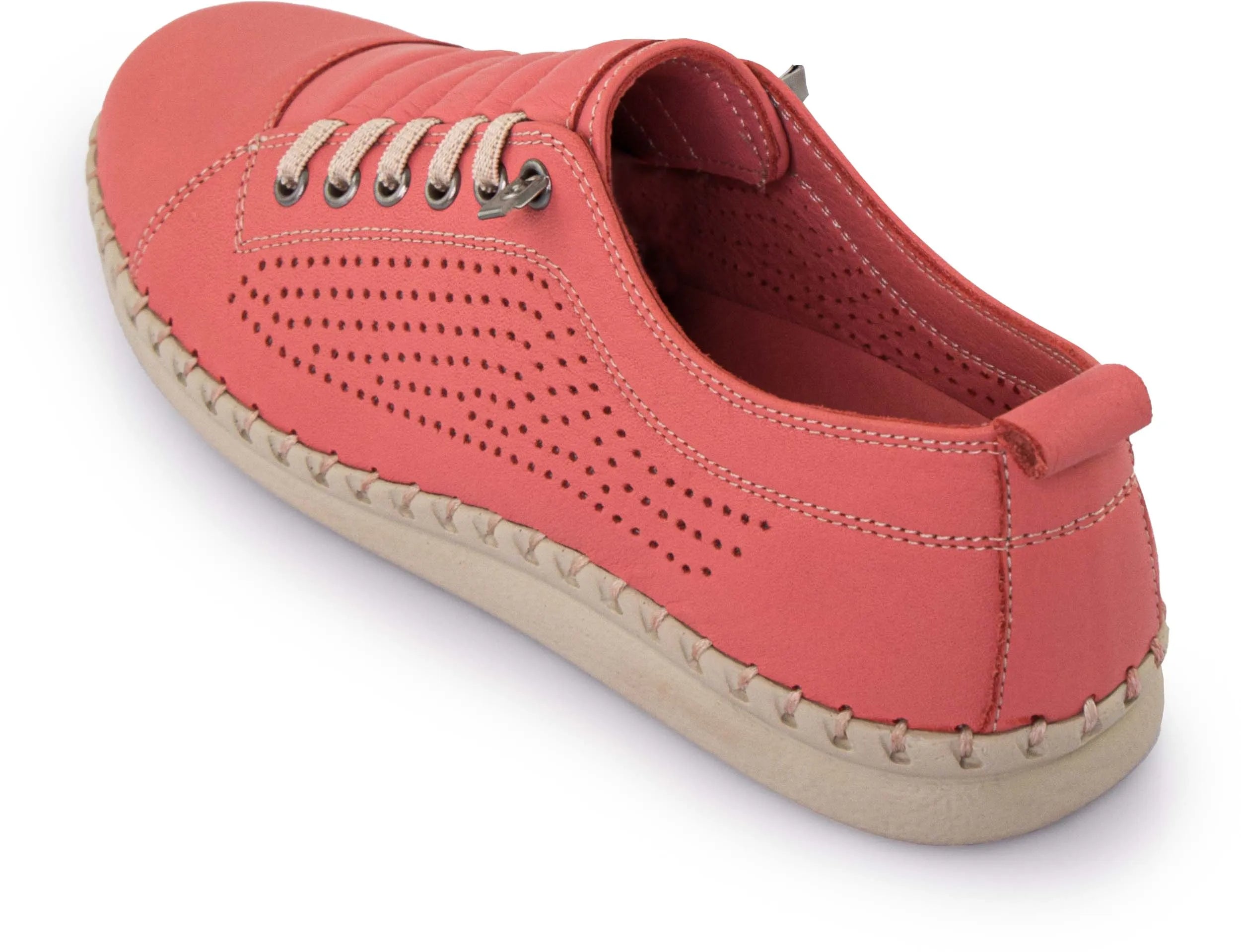 Leren damesschoenen Nell Perform Flower Roze
