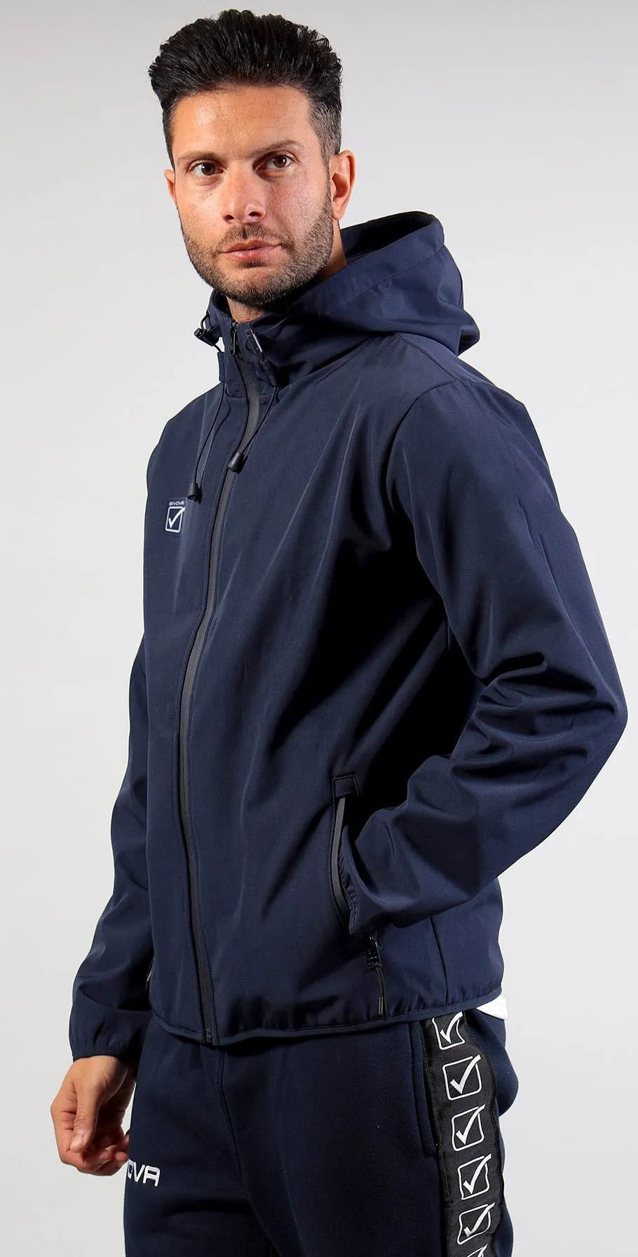 Unisex softshellová bunda Givova Jacket Blue
