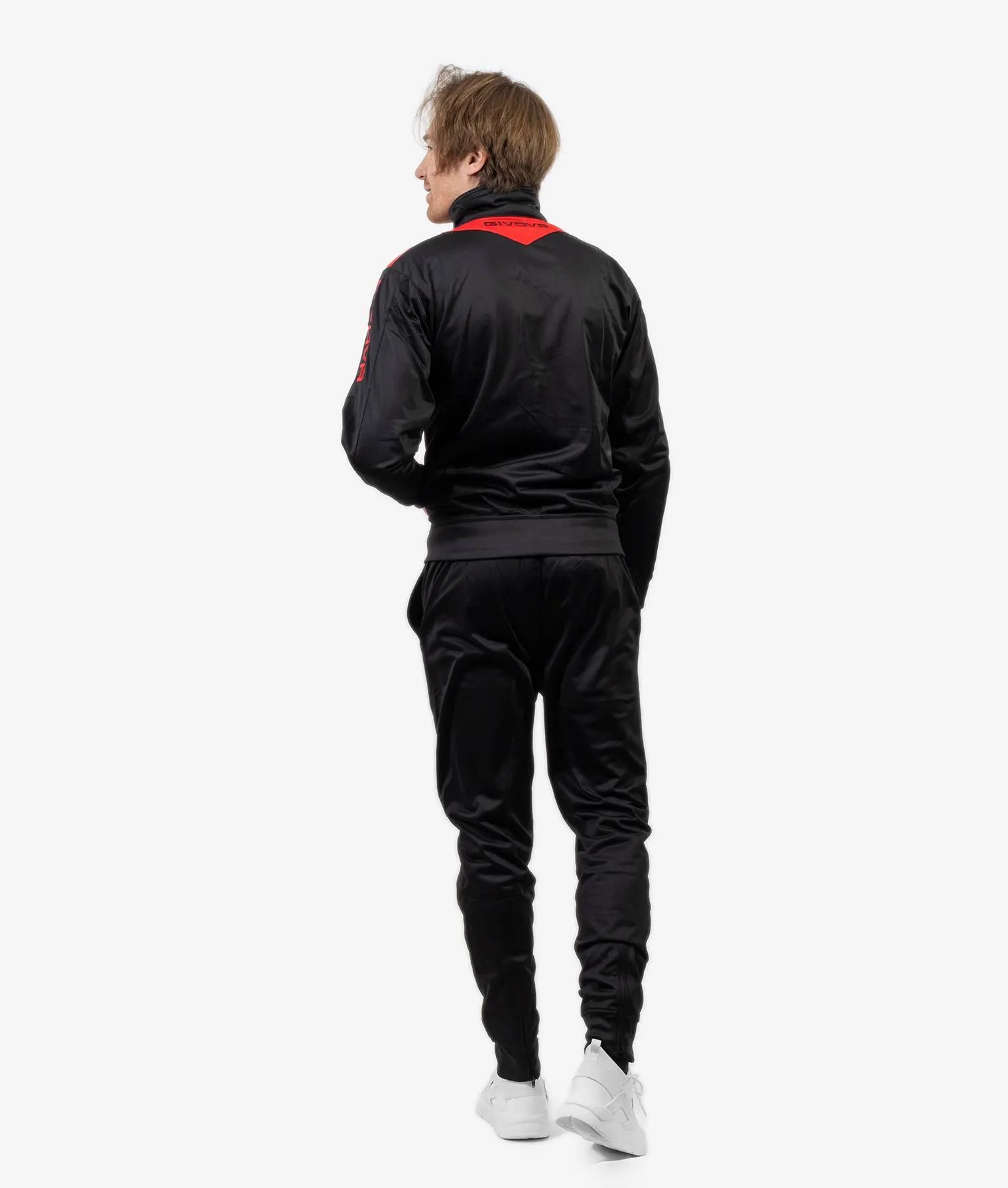 Sportset Givova Luxury Rot-Schwarz Rot