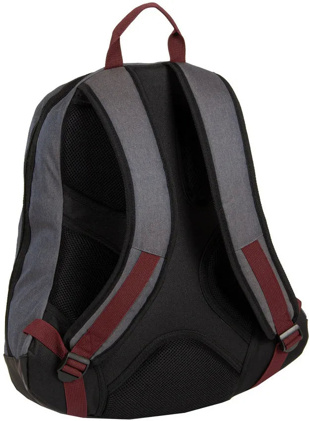 Batoh nový rebels andes predný zips čierny 25l šedý