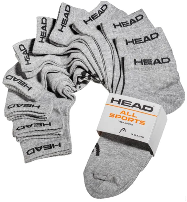 Head Elements Sneaker Chaussettes 11-pack Gris Mélange 39-42
