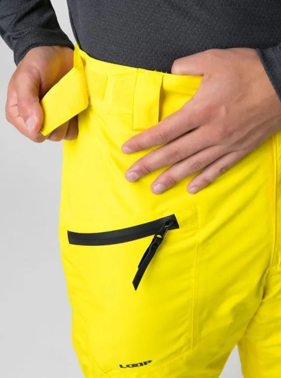 Men's Ski Pants Loap Orry Yellow