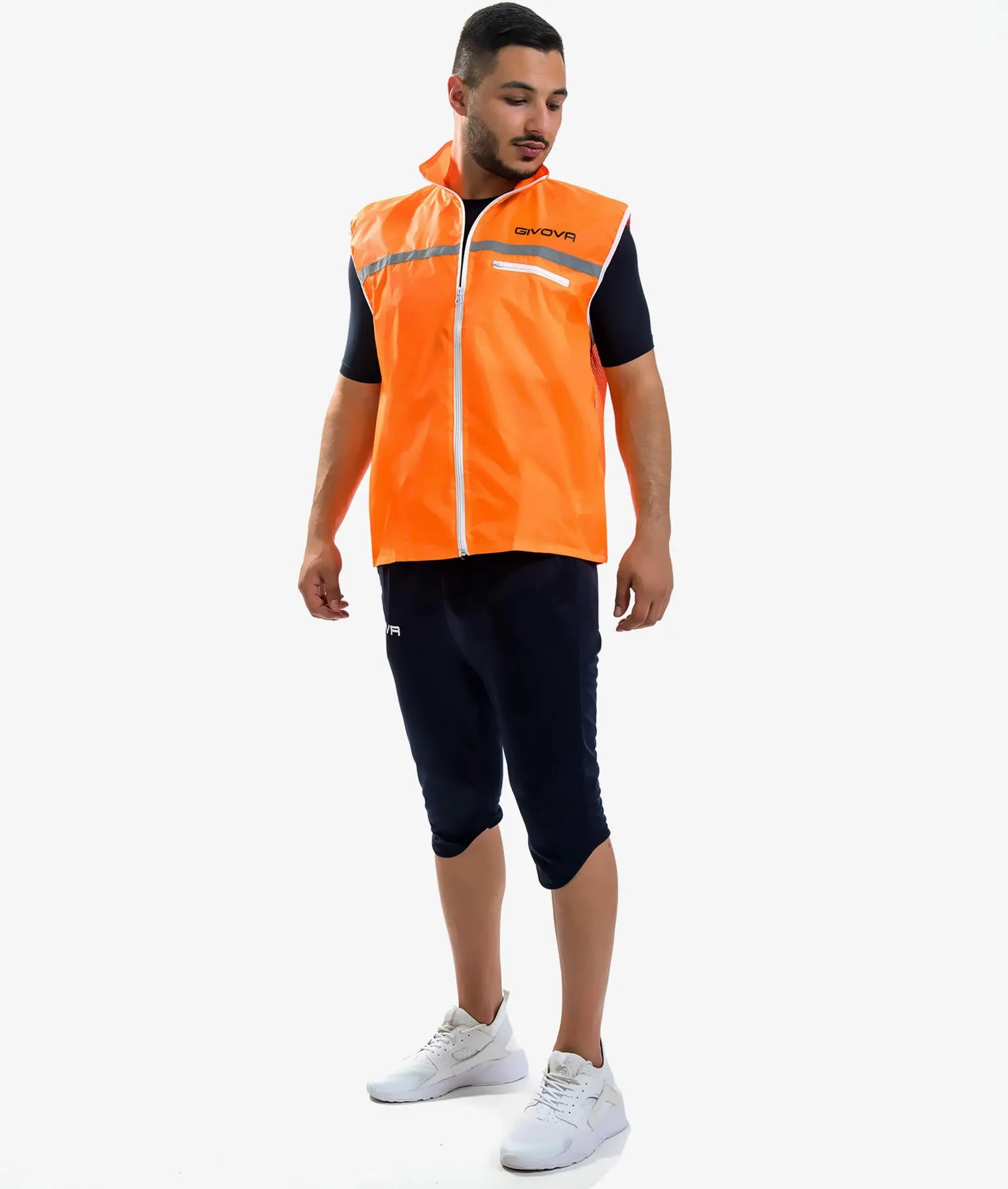 Veist Traenála Machnamhach Givova Oráiste Sinsearach Uni Orange