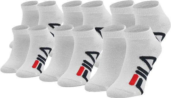 Kindersokken Fila Stocaí Invisible 6-Pack Uni Wit Wit 31-34