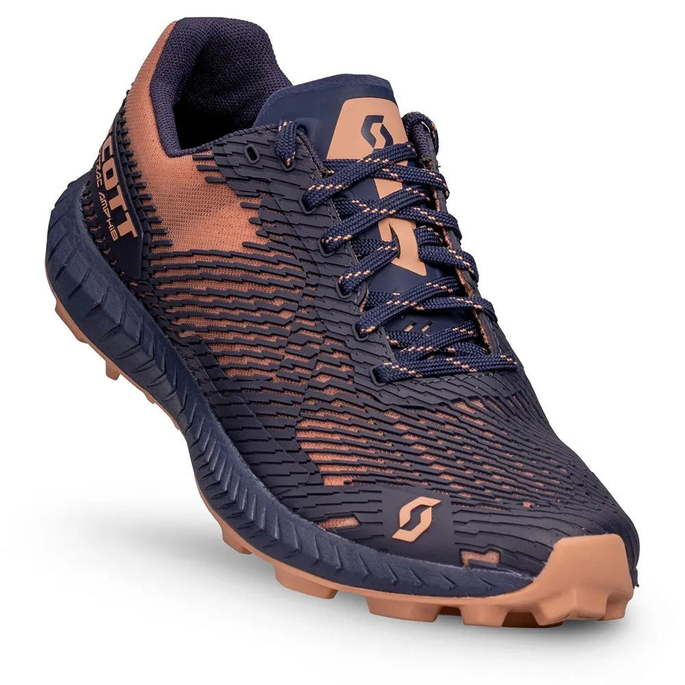 Women's Shoes Scott Supertrac Amphib Running Dark Blue-rose Beige Blue