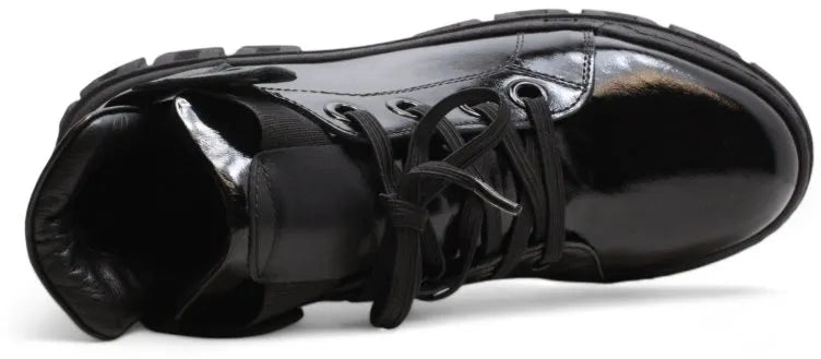 Damen-Lederschuhe Nell 157 Schwarz