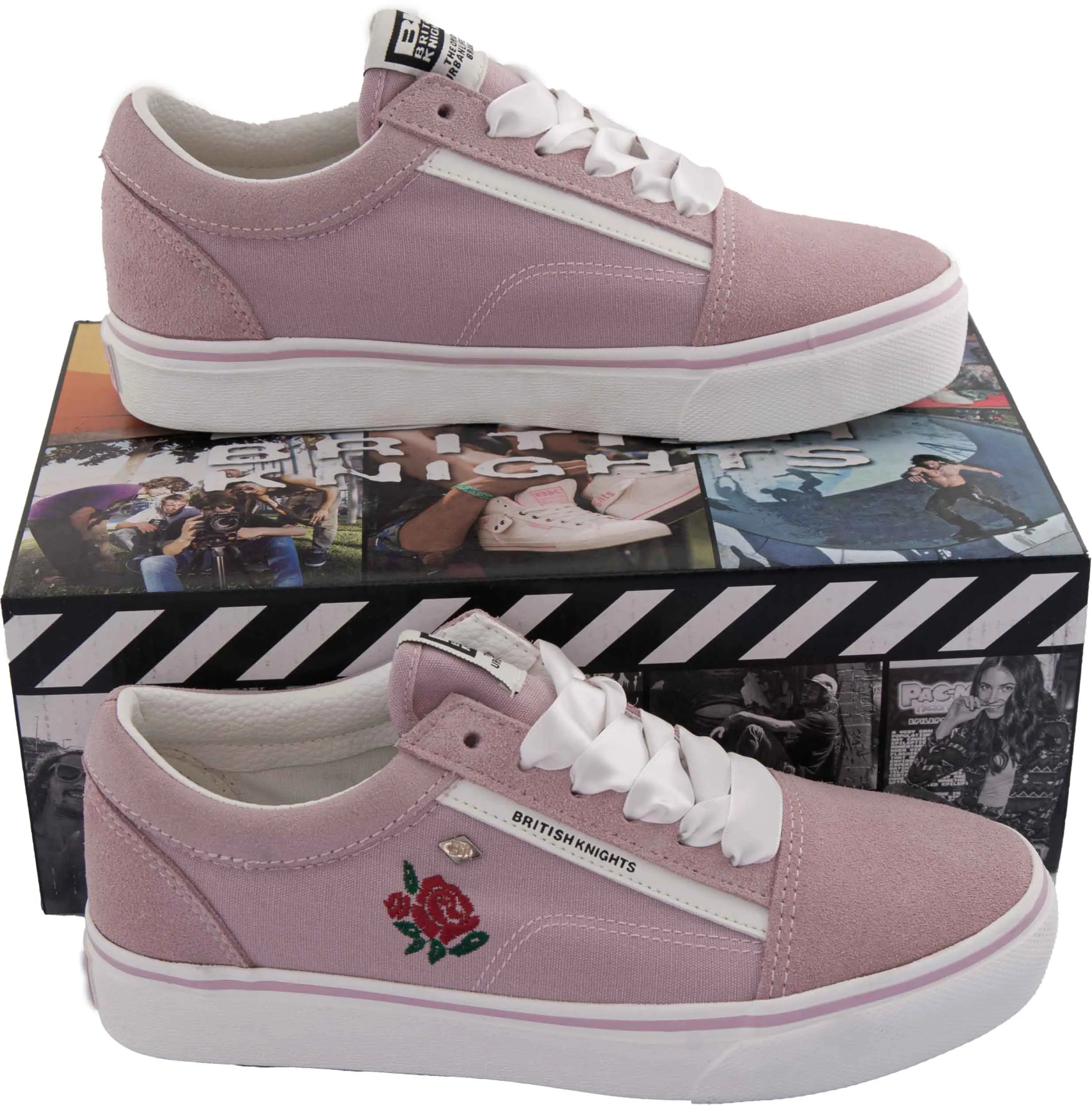 Chaussures Femme British Knights Sneaker Femme Mack Rose Clair Rose