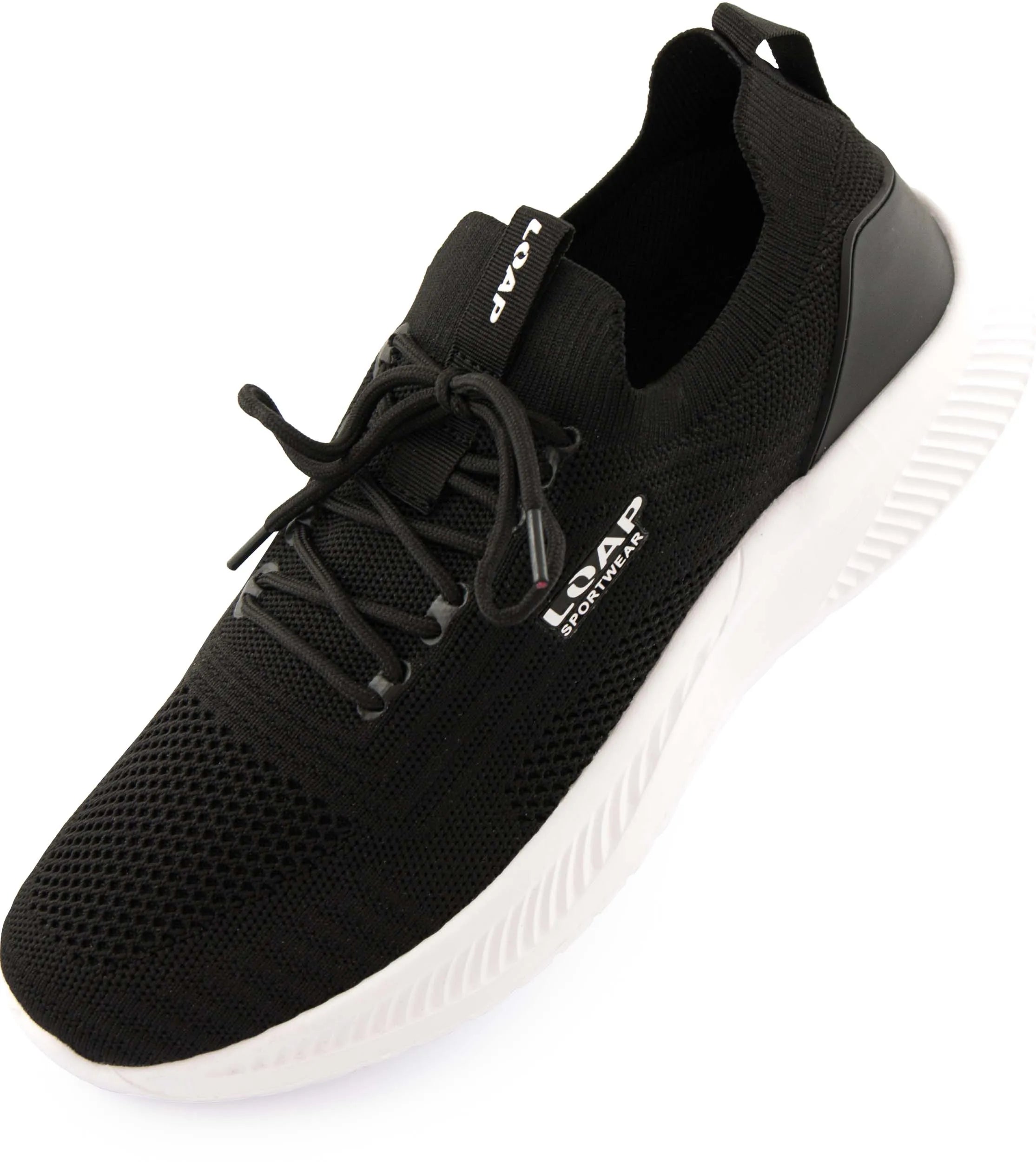 Pánske topánky na voľný čas Loap Moor Blk-gry Black