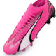 Chuteiras masculinas Puma Match Fg-ag rosa-preto-branco rosa