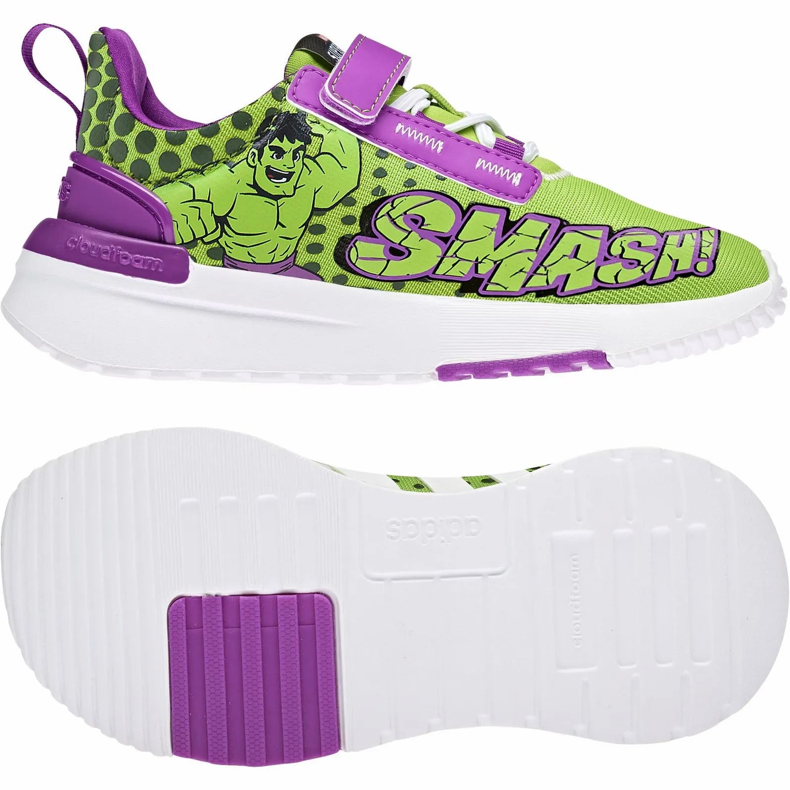 Dětské boty adidas jr racer tr21 superhero hulk green 34