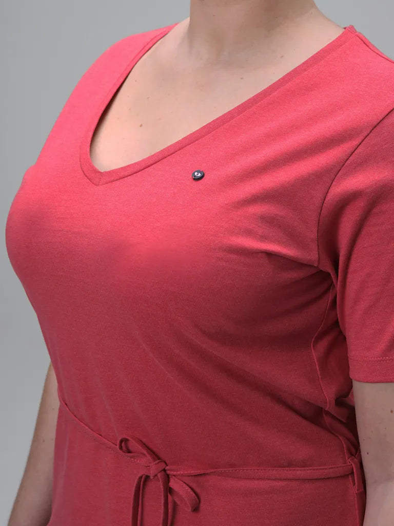 Damenkleid Loap Aurora Pnk2 Rosa