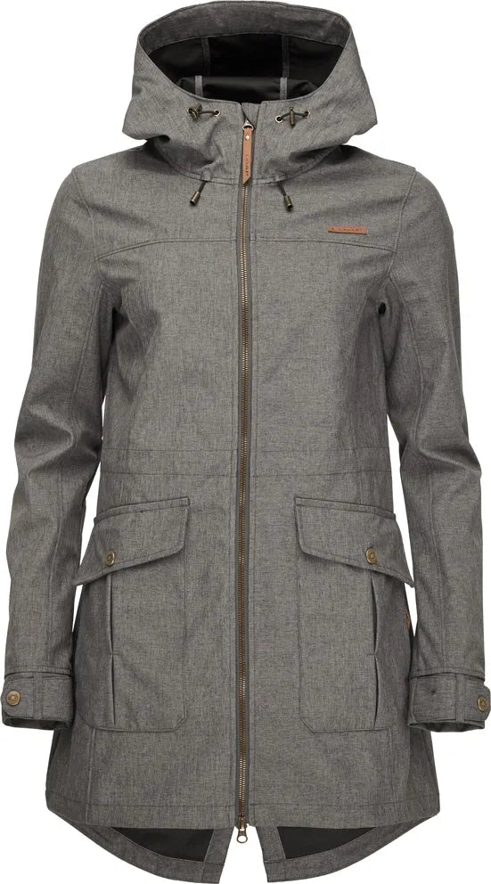 Lúb Cóta Softshell na mBan Lavila Gry Grey