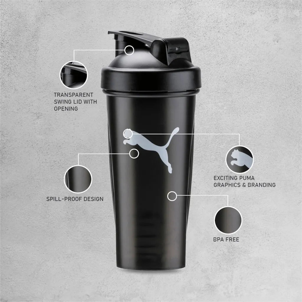 Bouteille d'eau Tr Shaker Noir X - 0,6 L
