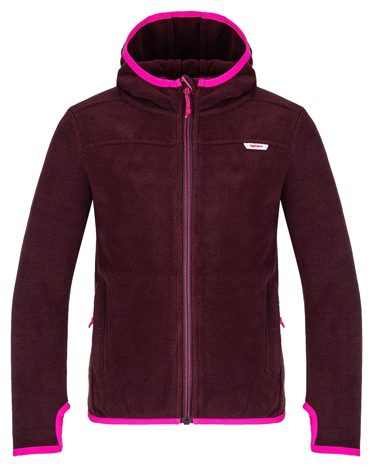 Sweat à capuche enfant Loap Qwaro Violet