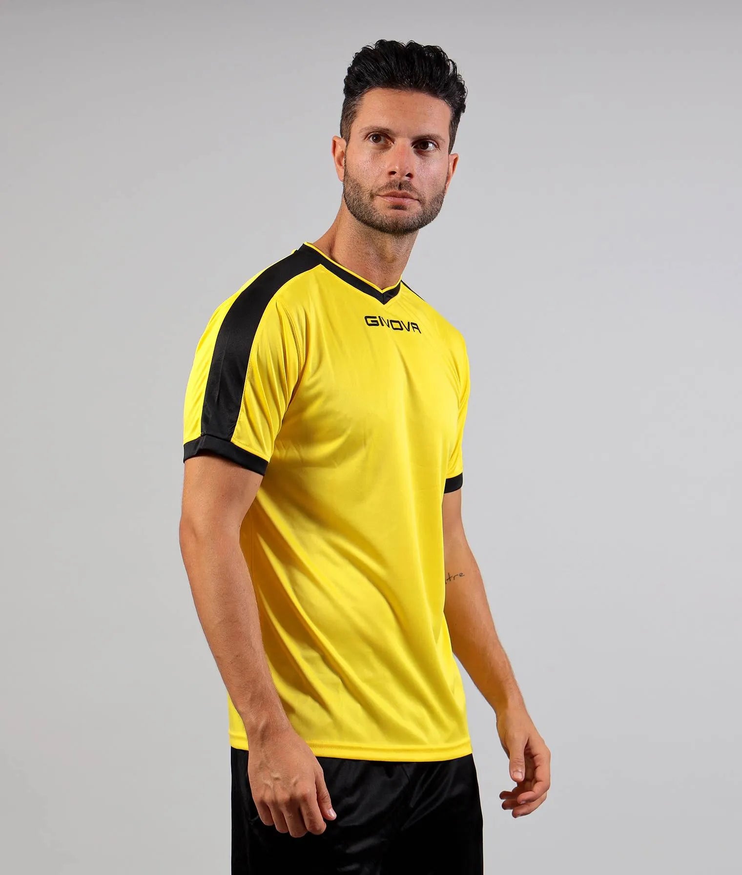 Camiseta esportiva Givova Revolution Amarelo-preto Amarelo 2xl