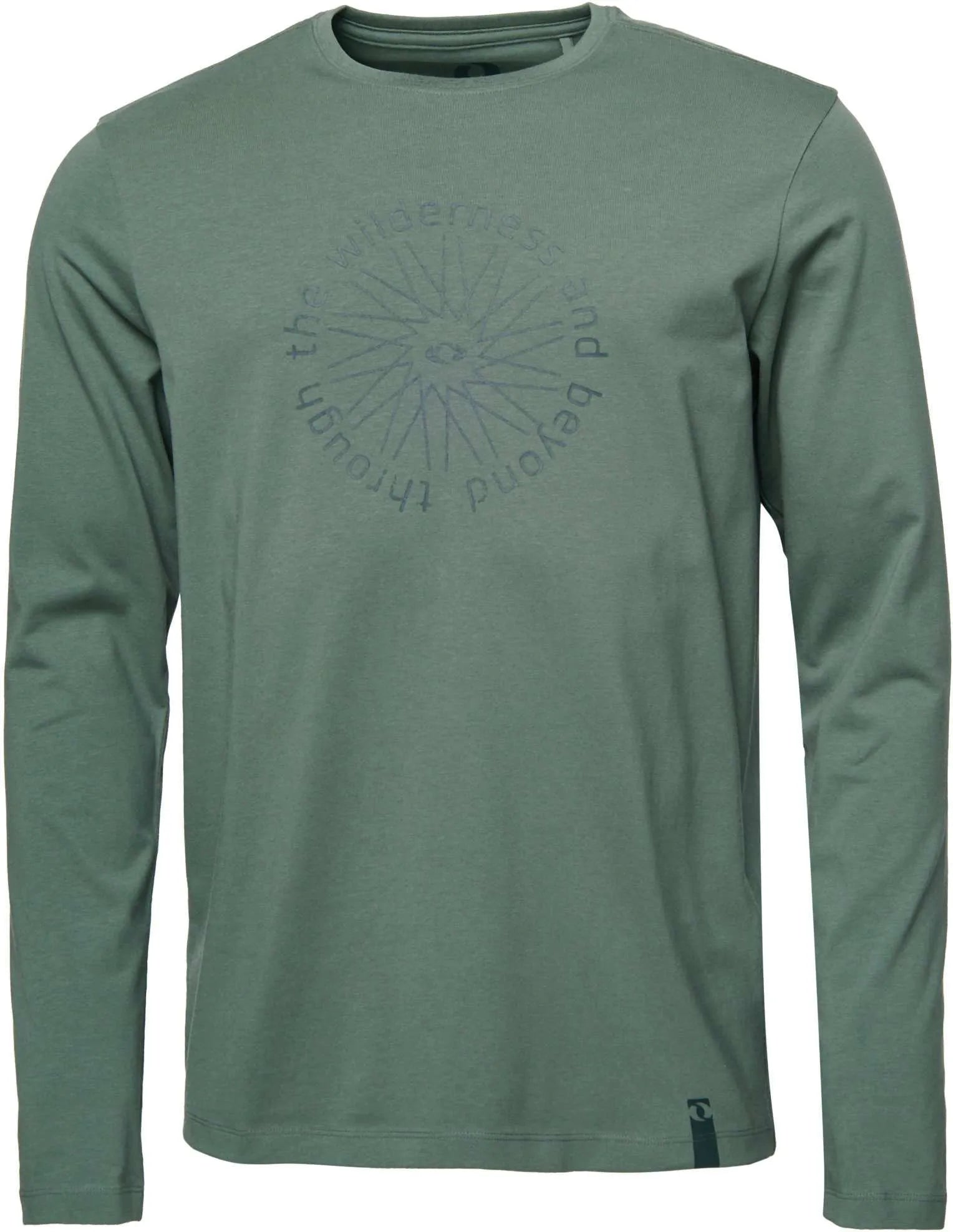 T-shirt a maniche lunghe da uomo Loap Alborg Verde