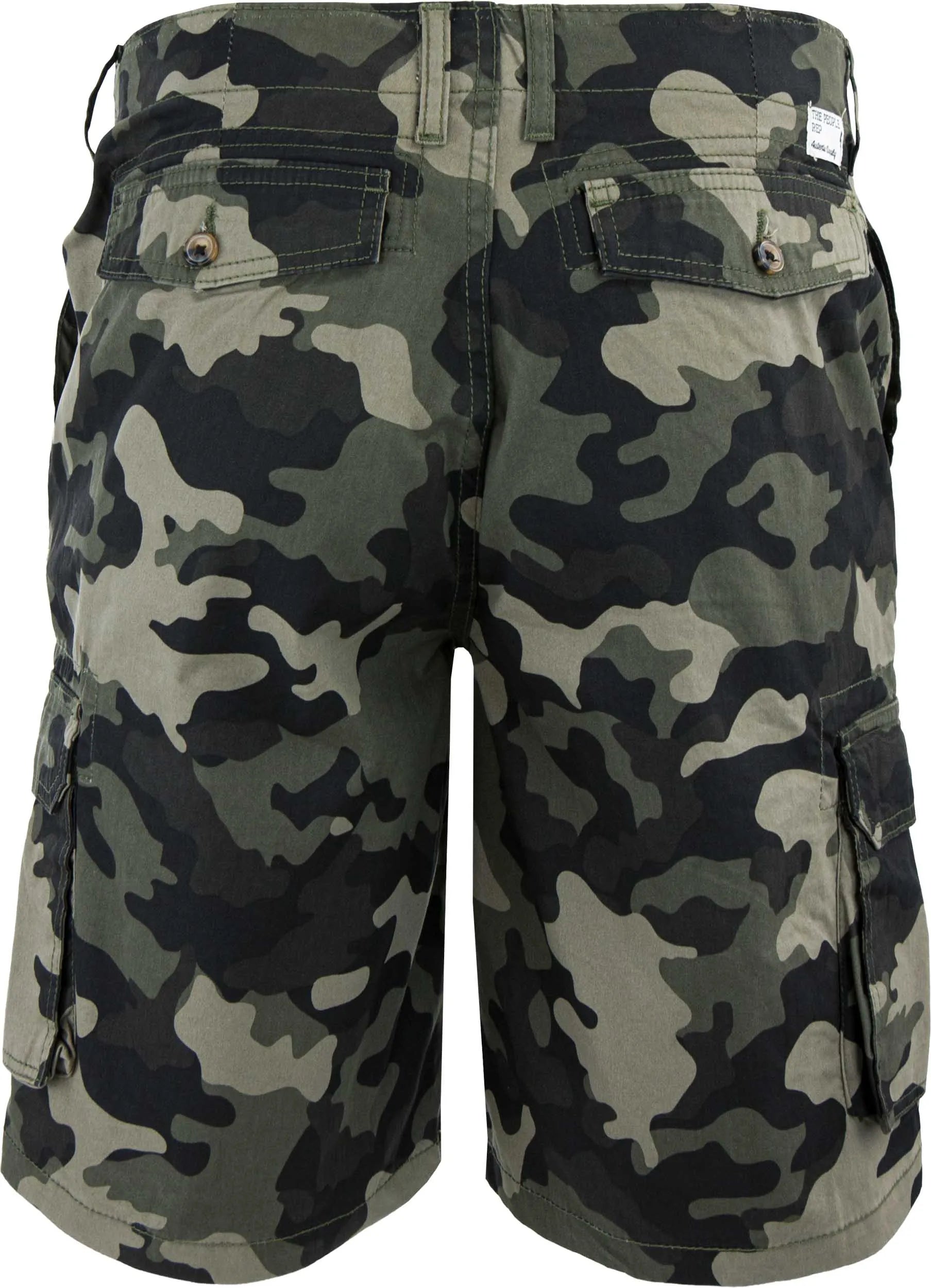 Herrenshorts The People Rep. Nihil Camouflage Green