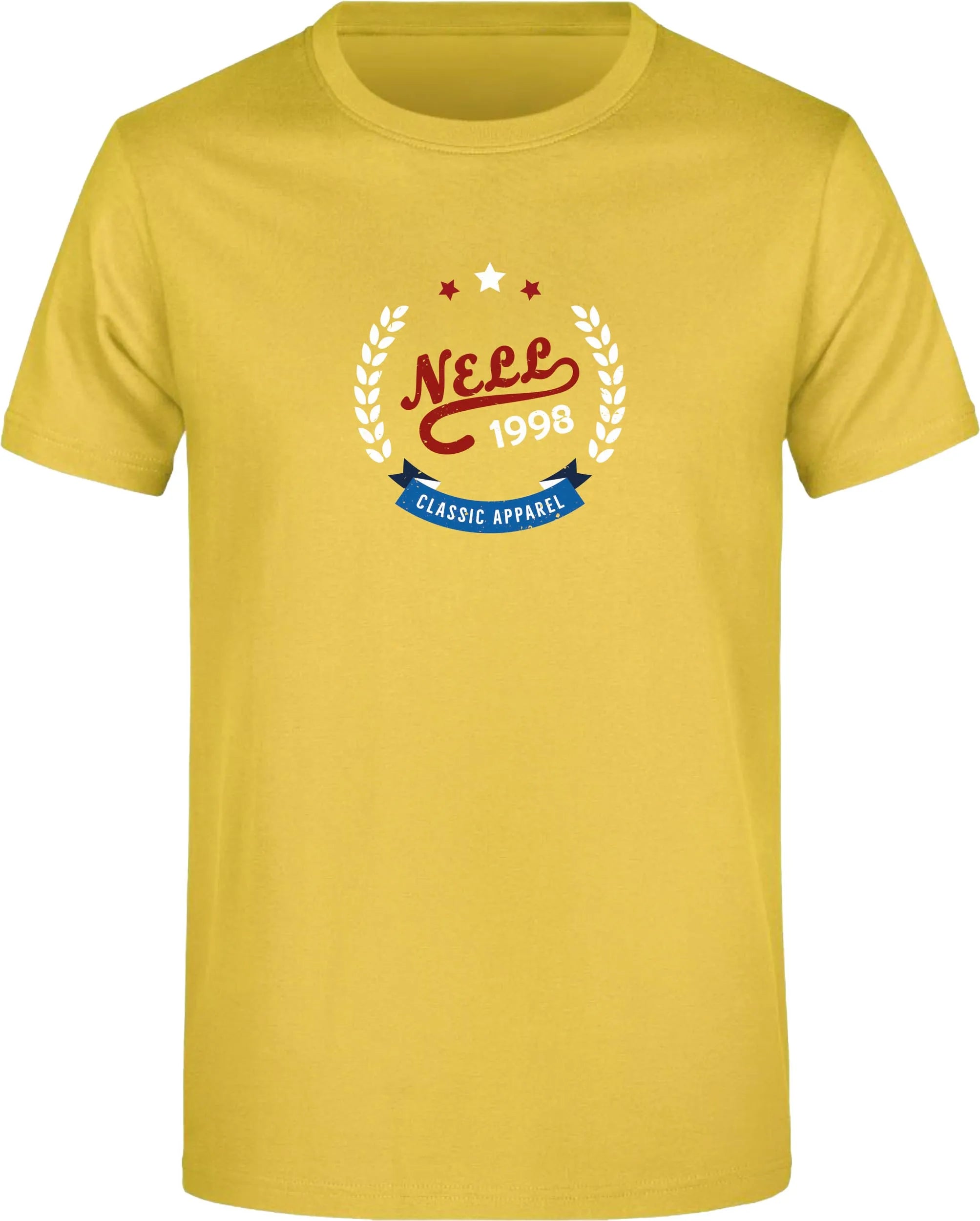 Herr t-shirt nell alvar gul s