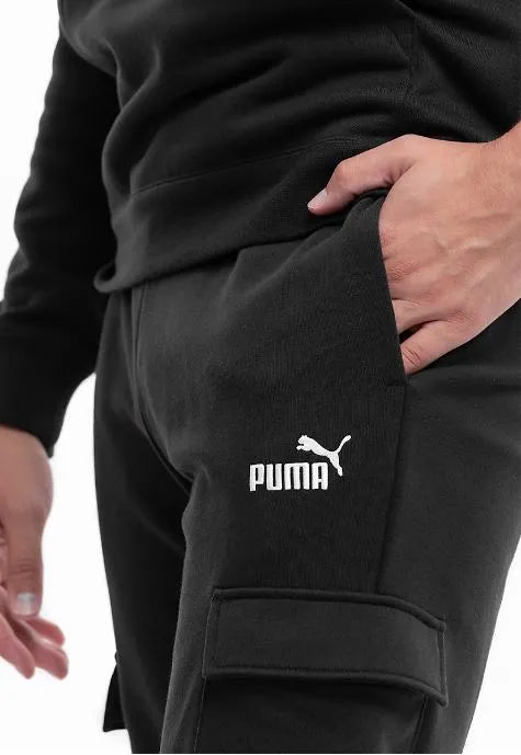 Tepláky Puma Ess No. 1 Logo Cargo Pants Black 2xl