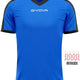 Спортна тениска Givova Revolution Royal-black Blue