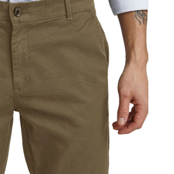 Solide casual shorts heren