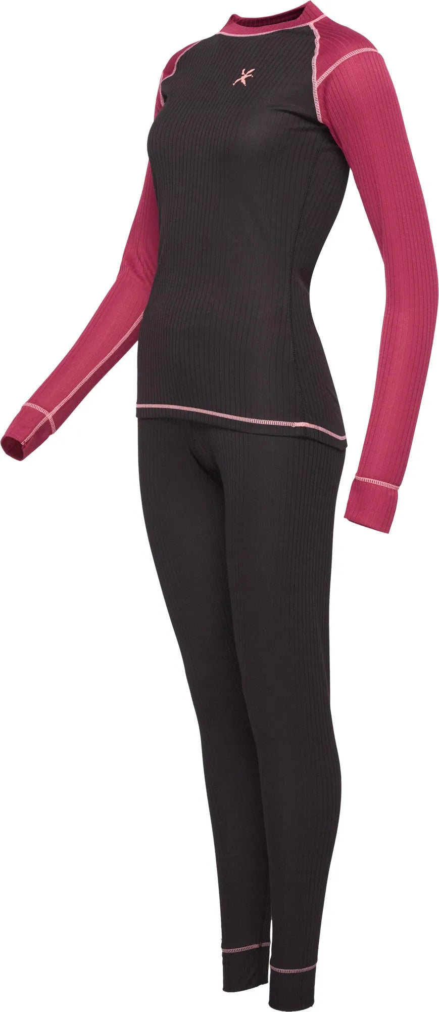 Termostat de damă Klimatex Darla Wine Burgundy/negru 2xl