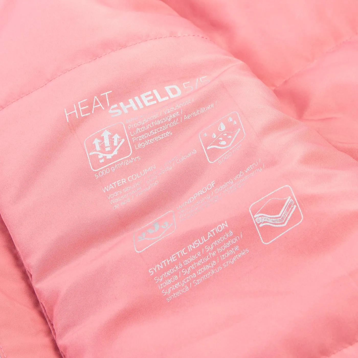 Utomhusjacka för barn klimatex fistana rosa 158