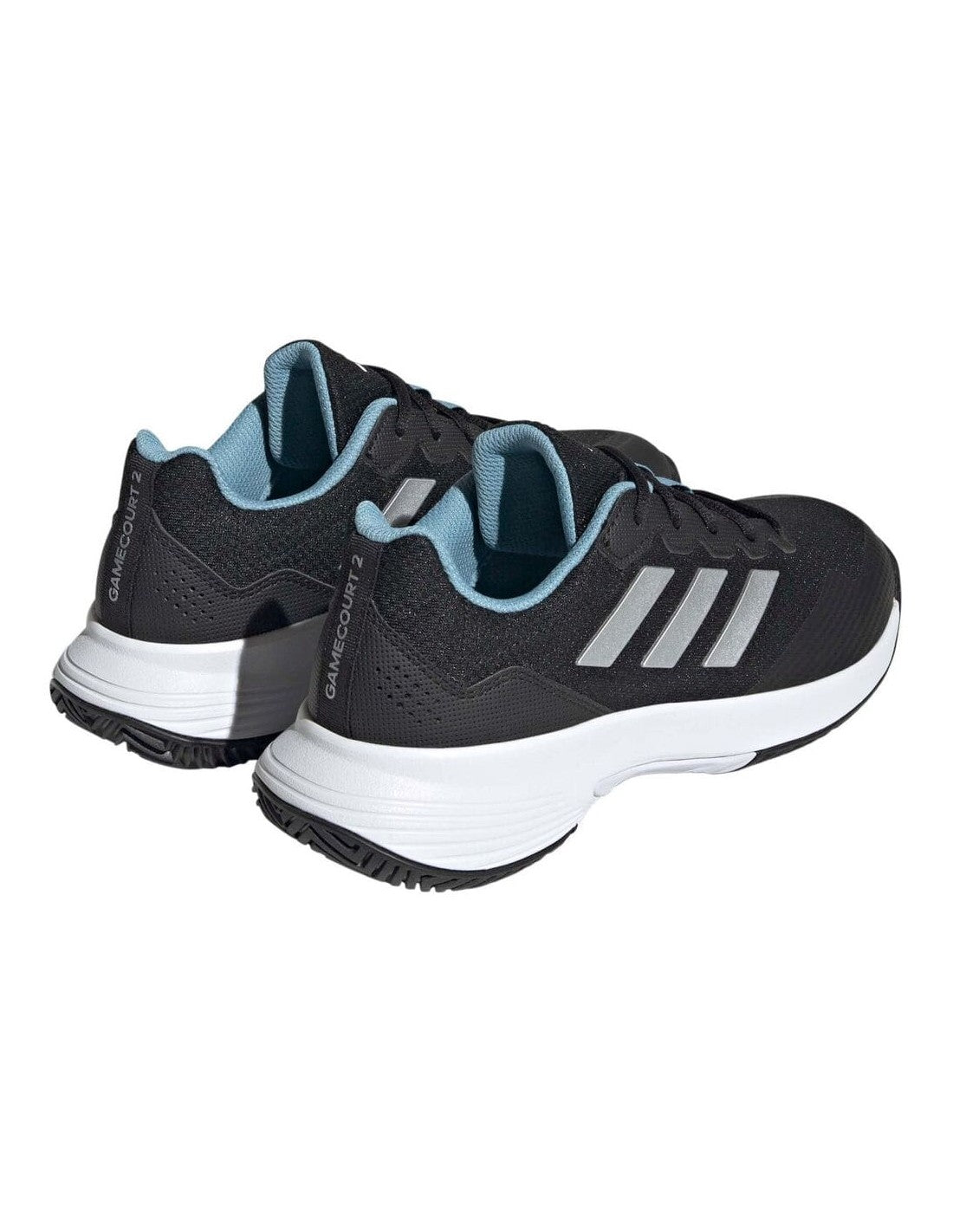 Adidas Gamecourt 2 W черно/сребристо