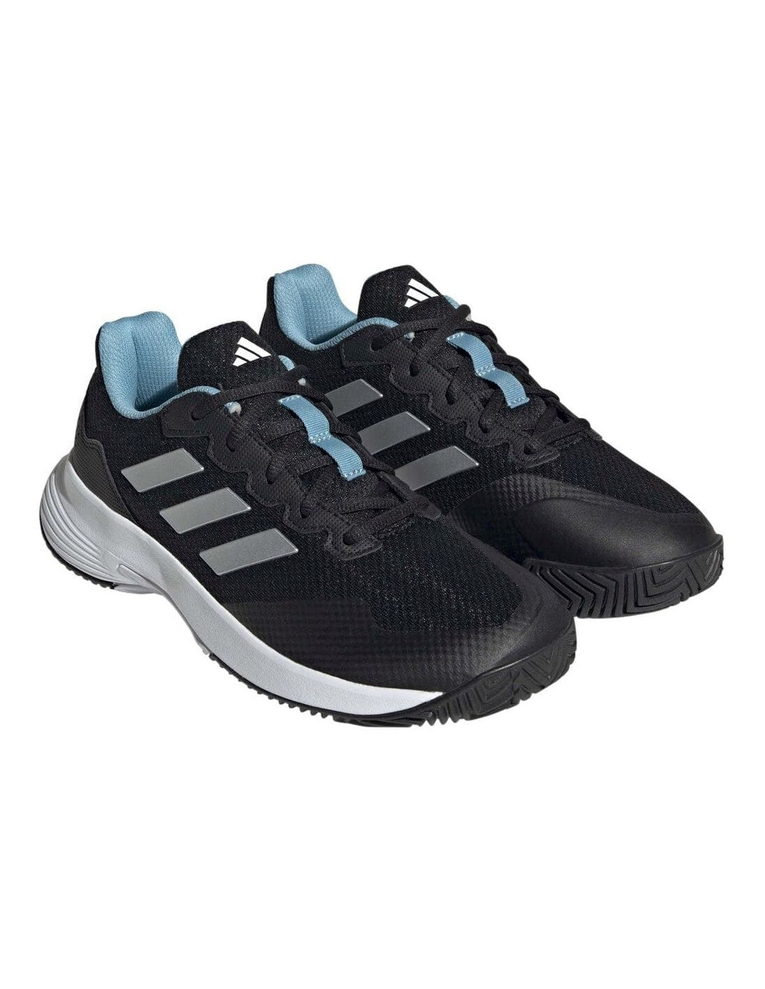 Adidas Gamecourt 2 W черно/сребристо