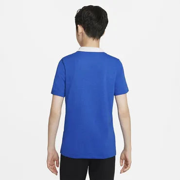 Léine polo leanaí nike jr park 20 oiriúnach gorm 140 dinimiciúil