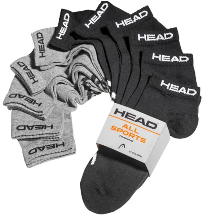Chaussettes Head Elements Sneaker Chaussettes 11-pack Noir-gris Mélange Mix 43-46