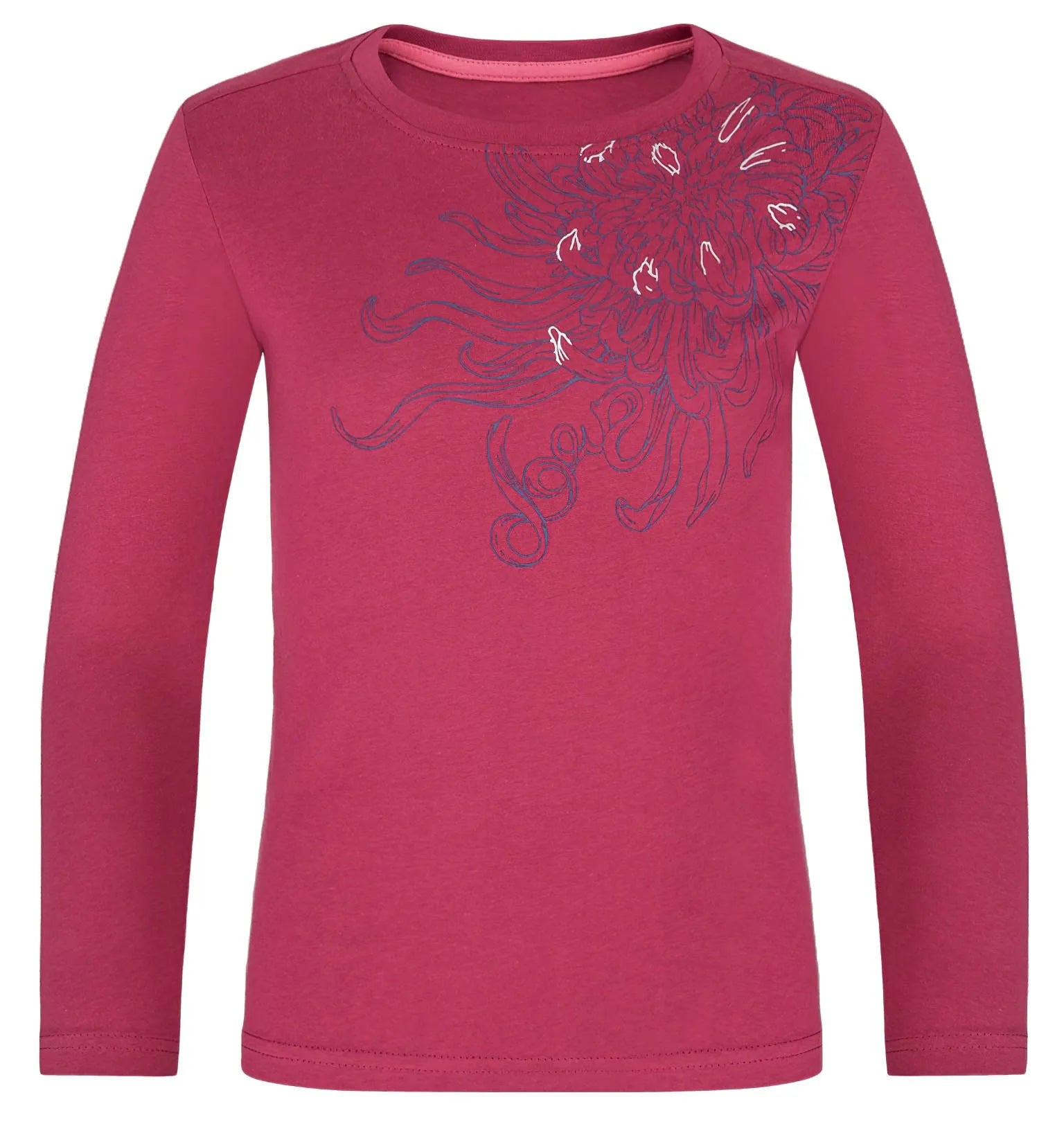 T-léine lúbáin leanaí bíseach bándearg 128