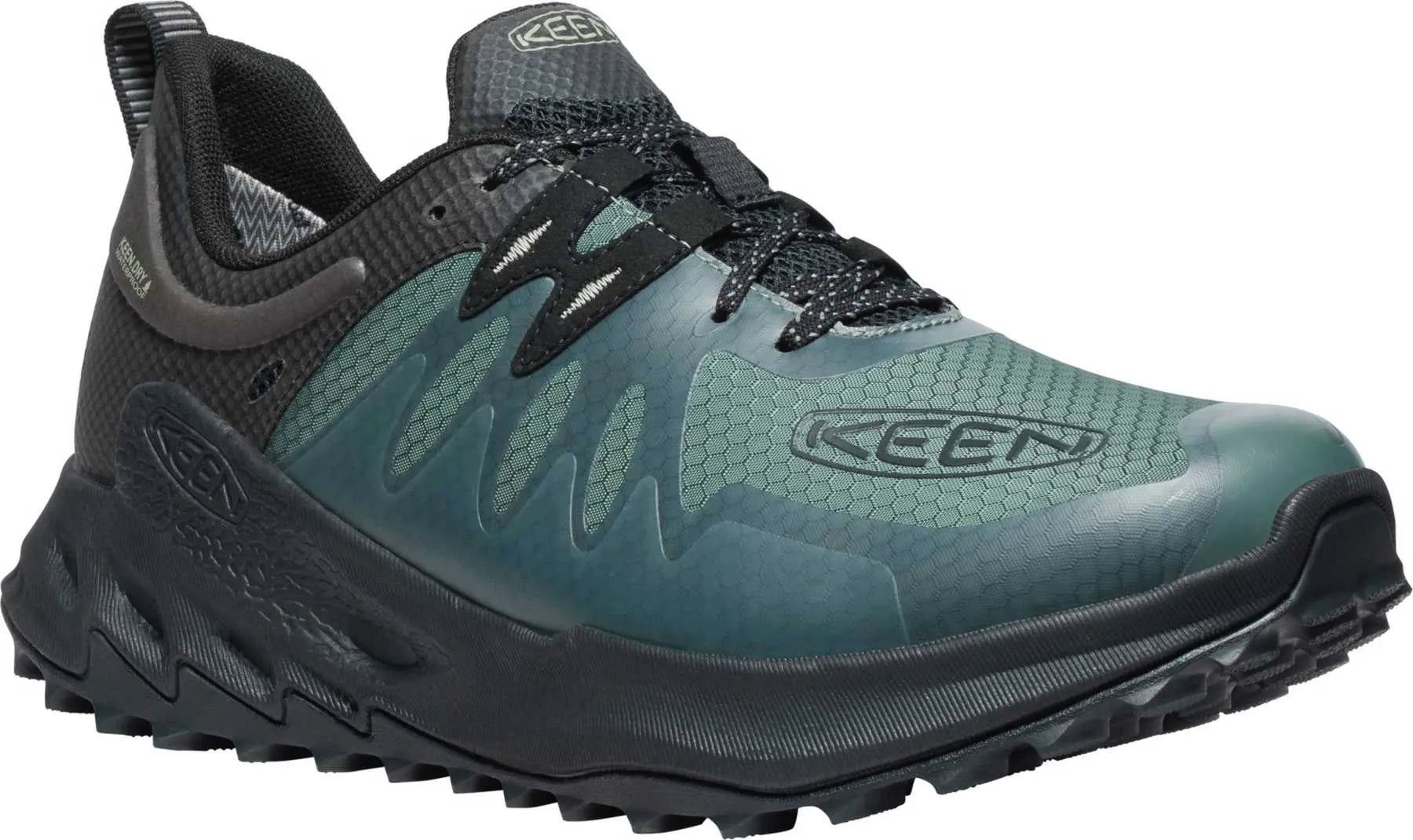 Men's Shoes Keen Men Zionic Wp Dark Forest/black Black