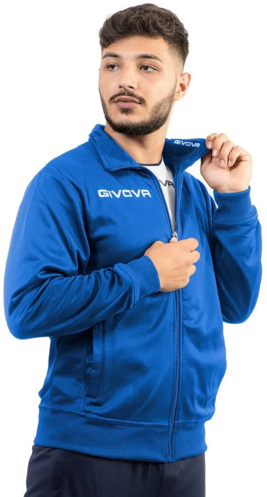 Športová mikina Givova Polarfleece Mono 500 Blue