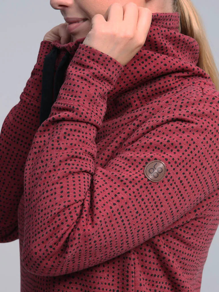 Gúna spóirt na mban/lúb geansaí ebunka pink xs