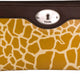 Women's Wallet Fossil Wmns Leather Wallet Key-per Zip Clutch Giraffe Brown