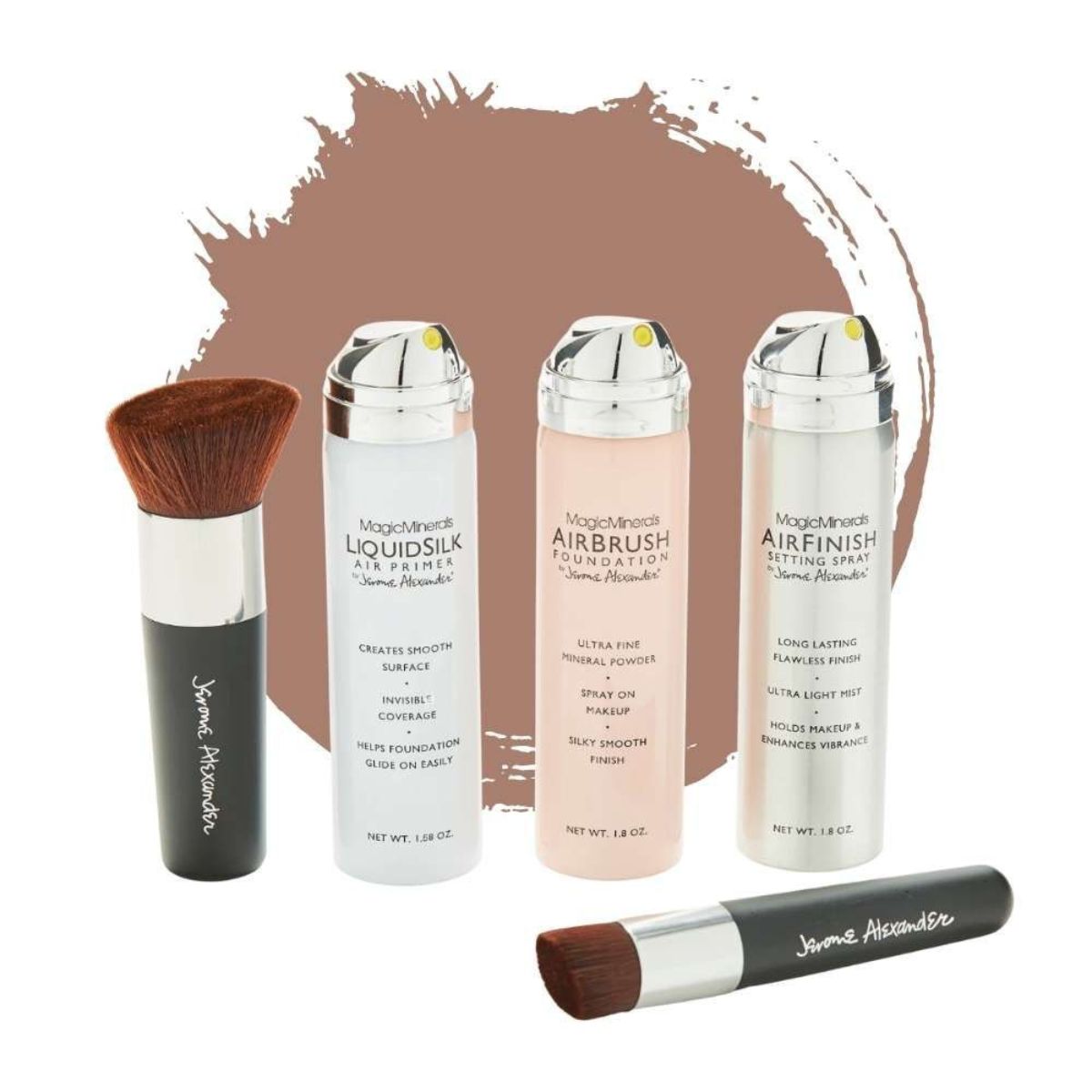 Airbrush Foundation 5pcs - Medium/dark