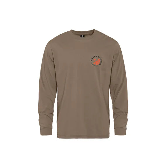 Horsefeathers Altitude Ls Tshirt (fossil)