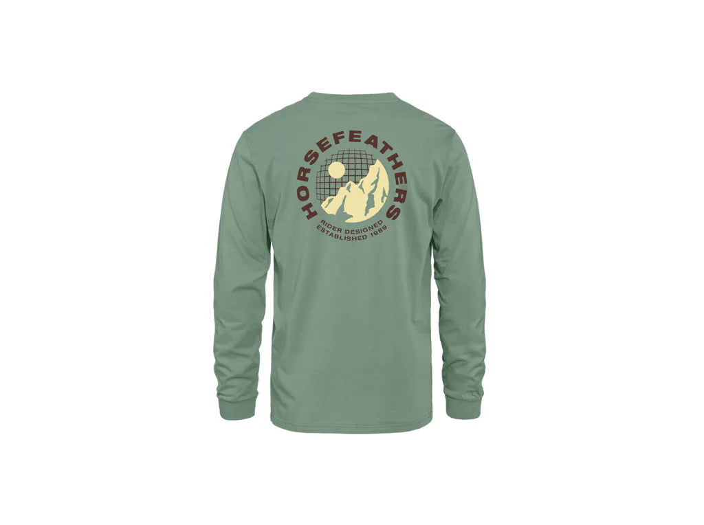 Horsefeathers Altitude Ls Tshirt (iceberg Green)