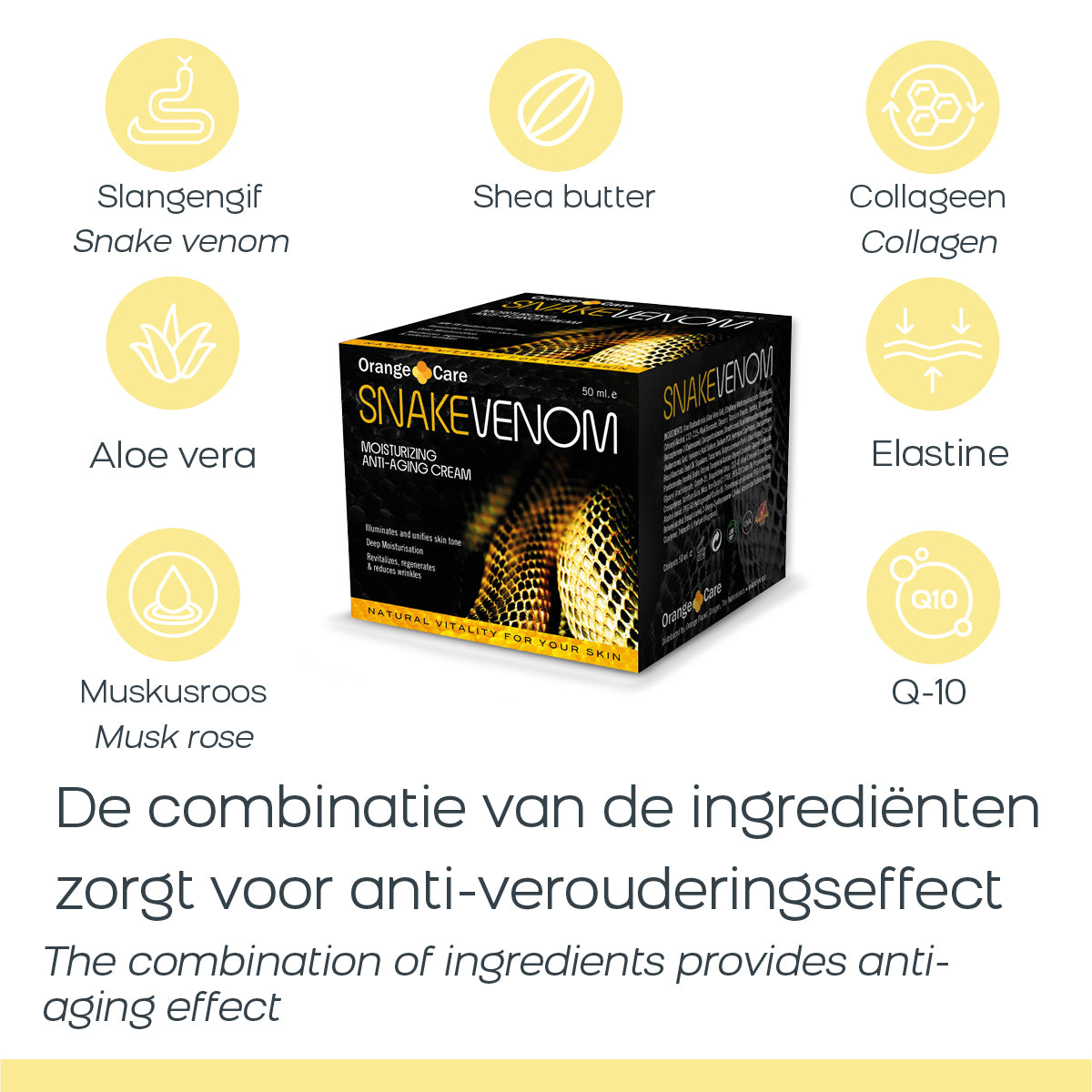 Orange Care – Snake Venom Face Cream 50ml + Serum 30ml