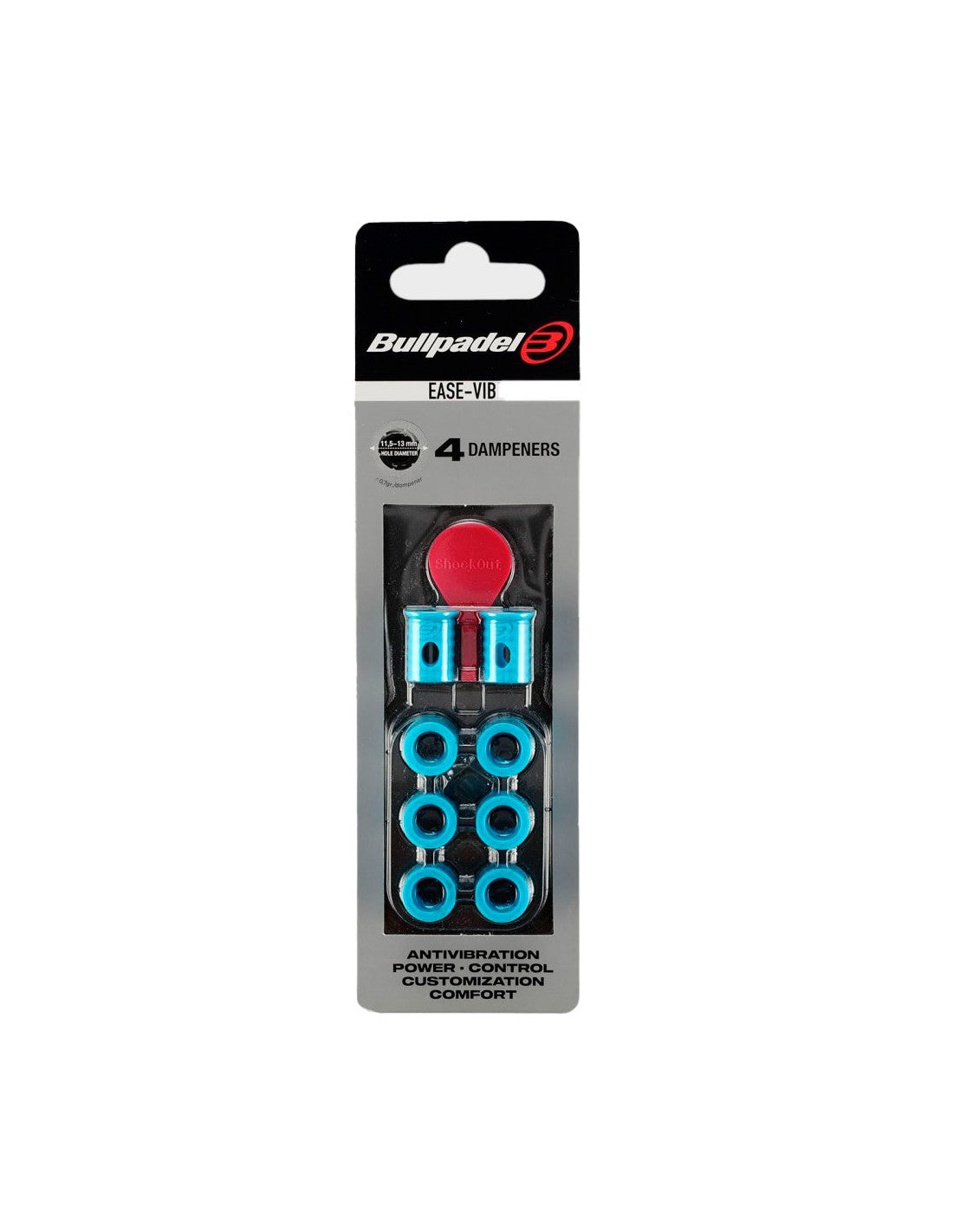 Bullpadel ShockOut Anti-Vibrator Blue