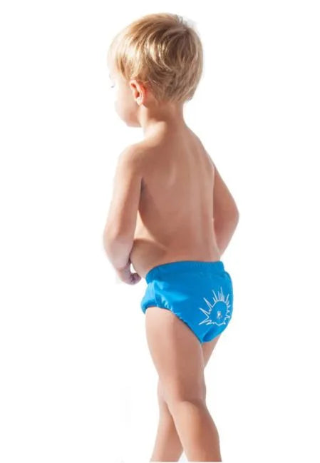 Costum de baie copii head jr sws scutece baby turcoaz blue 6-12 luni.