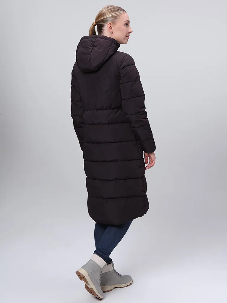 Dámsky kabát Loap Tandora Brown Black