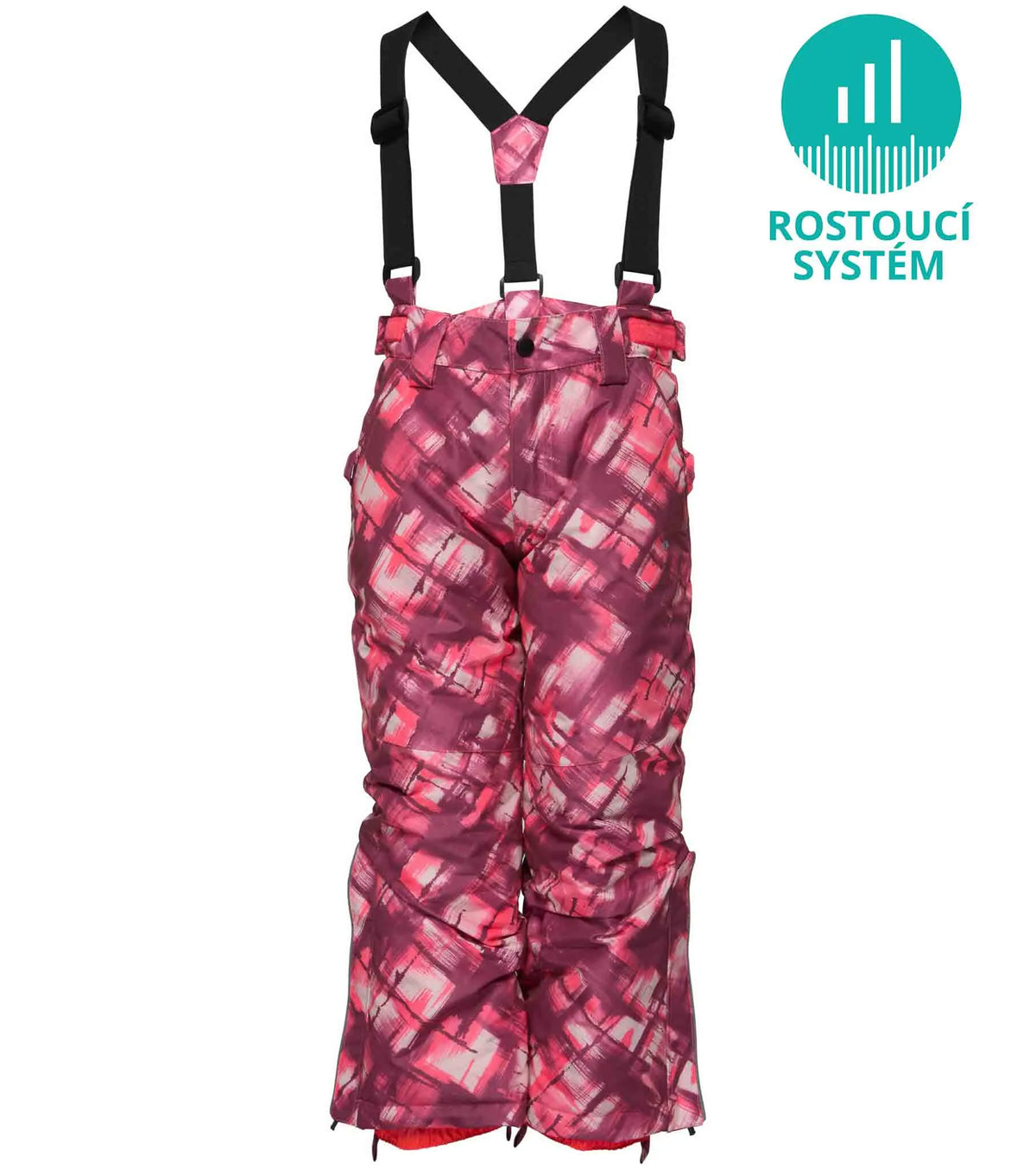 Children's Ski Pants Loap Cubor Pink 112-116