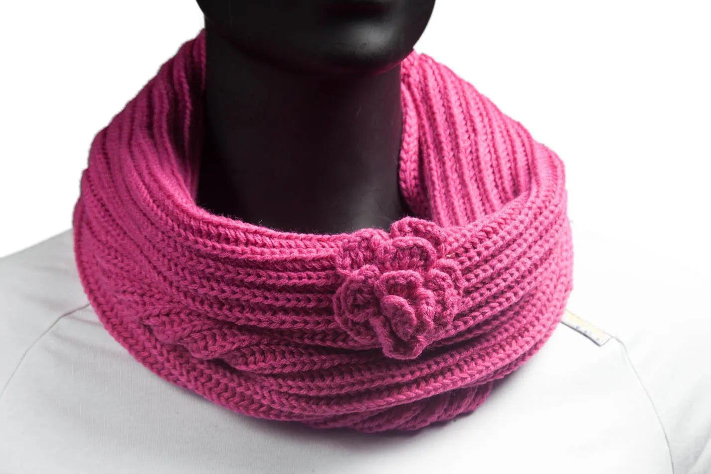 Lenço Feminino (túnel) Loap Zaja Rosa