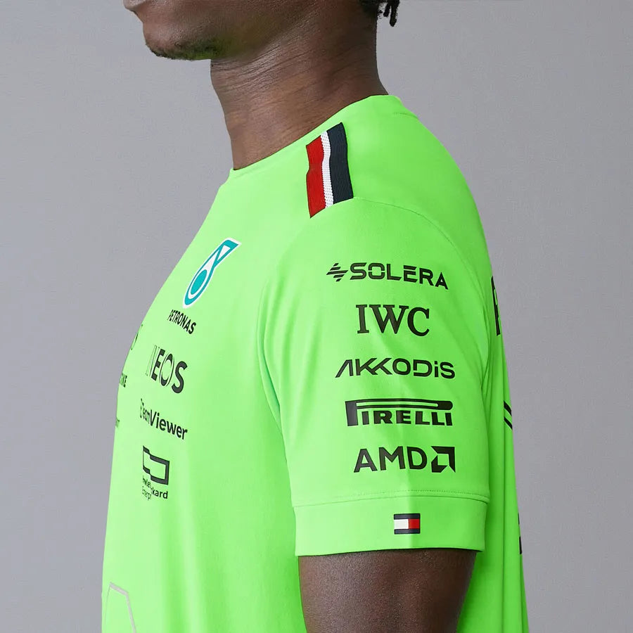 Camiseta Mercedes hombre mapf1 rp set up verde l