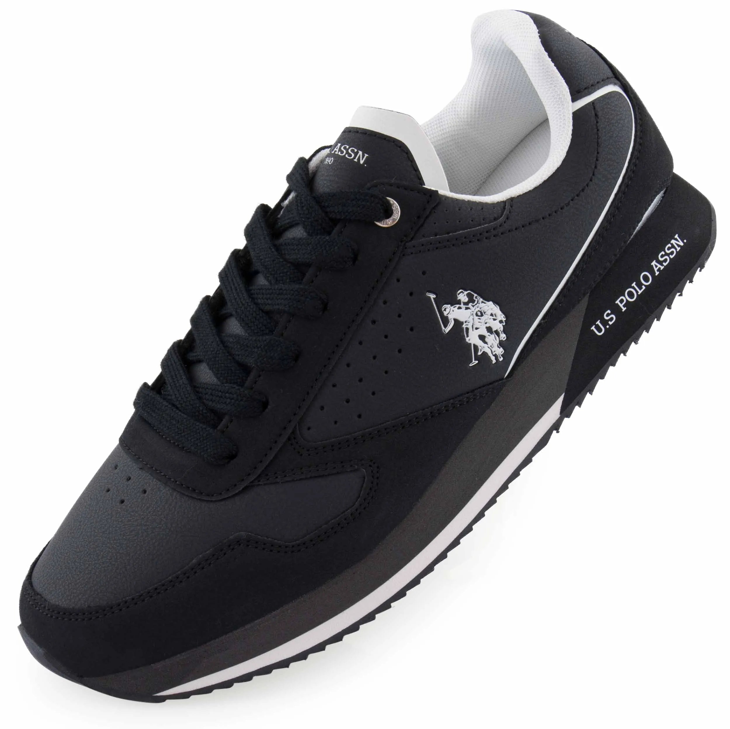 Férfi cipők U.s. Polo Assn. Fekete tornacipő